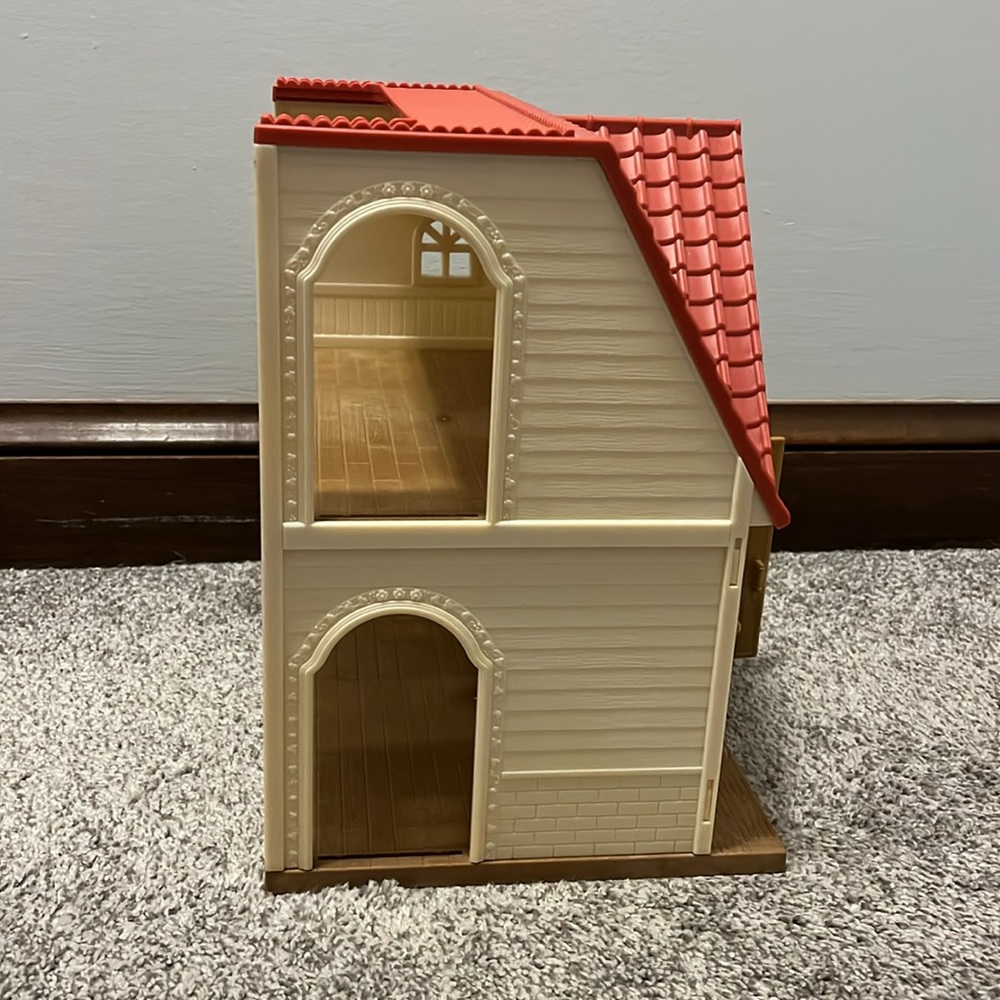 Calico Critter Sylvanian Families Red Roof Cottage Starter Home - Picture 9 of 11